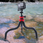 Mini support trépied flexible en forme de pieuvre avec pince pour téléphone, compatible avec iPhone, Galaxy, Huawei, GoPro, Insta360, DJI et autres caméras d'action, GP271