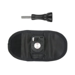 Support de sac à dos à bandoulière rotatif à 360 degrés avec sangle de fixation rapide pour GoPro, Insta360, DJI et autres caméras d'action