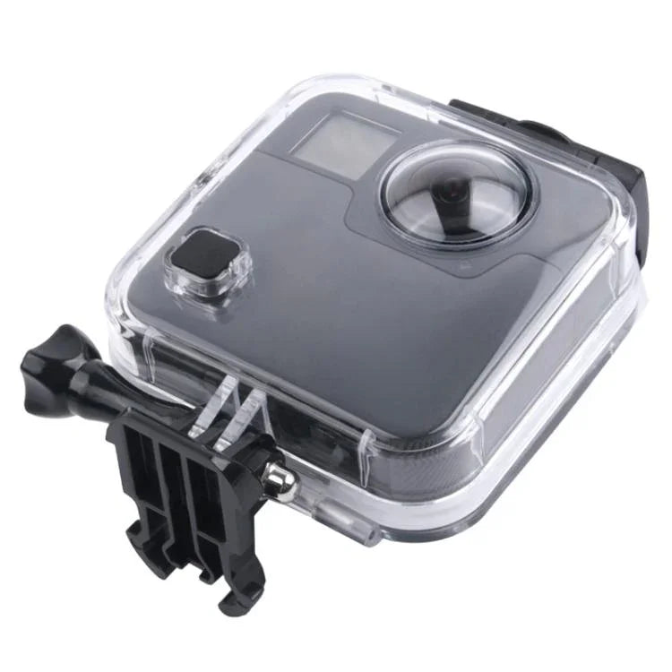 Boîtier étanche 40 m pour GoPro Fusion, avec fixation de base à boucle, vis et clé, pour GoPro Fusion