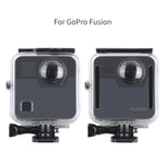 Boîtier étanche 40 m pour GoPro Fusion, avec fixation de base à boucle, vis et clé, pour GoPro Fusion