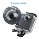 Boîtier étanche 40 m pour GoPro Fusion, avec fixation de base à boucle, vis et clé, pour GoPro Fusion