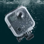 Boîtier étanche 40 m pour GoPro Fusion, avec fixation de base à boucle, vis et clé, pour GoPro Fusion