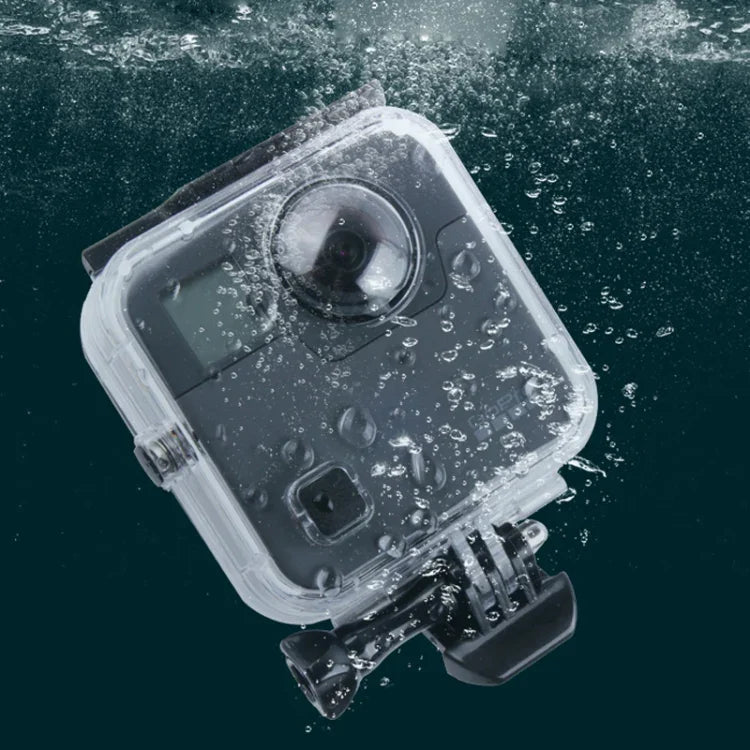 Boîtier étanche 40 m pour GoPro Fusion, avec fixation de base à boucle, vis et clé, pour GoPro Fusion