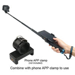 Trépied pliable et portable avec perche monopode pour selfies, compatible avec GoPro, Insta360, DJI et autres caméras d'action. Longueur : 23,5 à 81 cm. Marque : RUIGPRO.