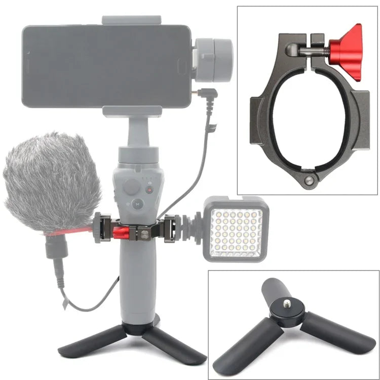 Mini trépied avec support d'extension pour lampe torche DJI OSMO Mobile 2, trépied + support pour DJI OSMO Mobile 2