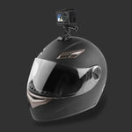 Kit de fixation adhésif multi-articulations pour casque de vélo avec boucle en J, adaptateur et vis, compatible avec GoPro, Insta360, DJI et autres caméras d'action.