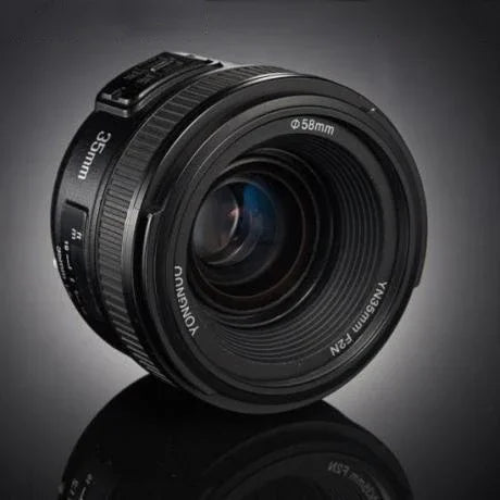 YONGNUO YN35MM F2N 1:2 Objectif à focale fixe grand angle AF/MF pour appareils photo reflex Nikon, YN35mm F2N