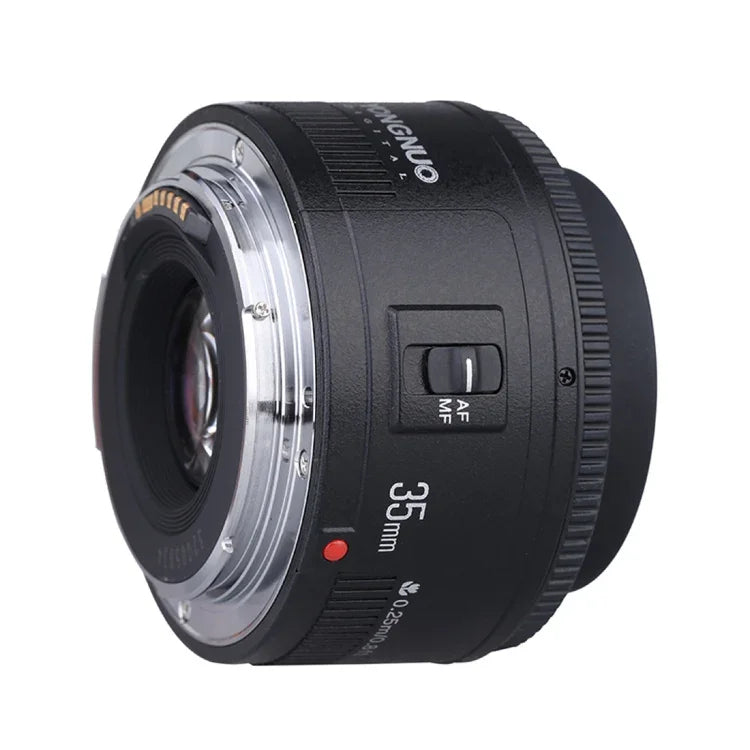 YONGNUO YN35MM F2N 1:2 Objectif à focale fixe grand angle AF/MF pour appareils photo reflex Nikon, YN35mm F2N