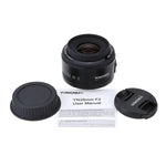 YONGNUO YN35MM F2N 1:2 Objectif à focale fixe grand angle AF/MF pour appareils photo reflex Nikon, YN35mm F2N