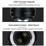 YONGNUO YN50MM F1.4C Objectif à grande ouverture F1.4 avec autofocus pour Canon, YN50mm F1.4C