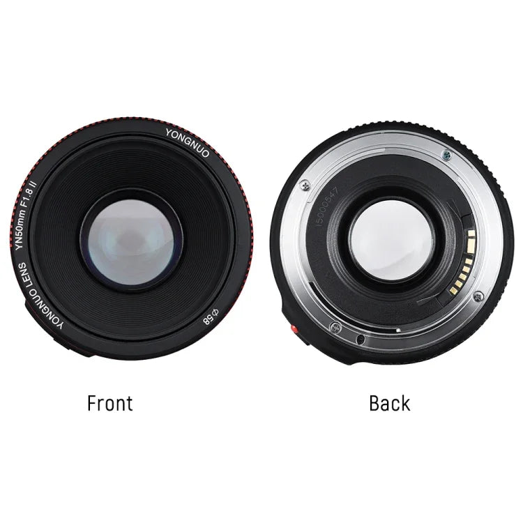 YONGNUO YN50MM F1.8C II Objectif à autofocus F1.8 pour monture Canon EF, nouvel objectif, YN50mm F1.8C II