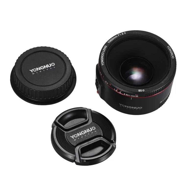YONGNUO YN50MM F1.8C II Objectif à autofocus F1.8 pour monture Canon EF, nouvel objectif, YN50mm F1.8C II