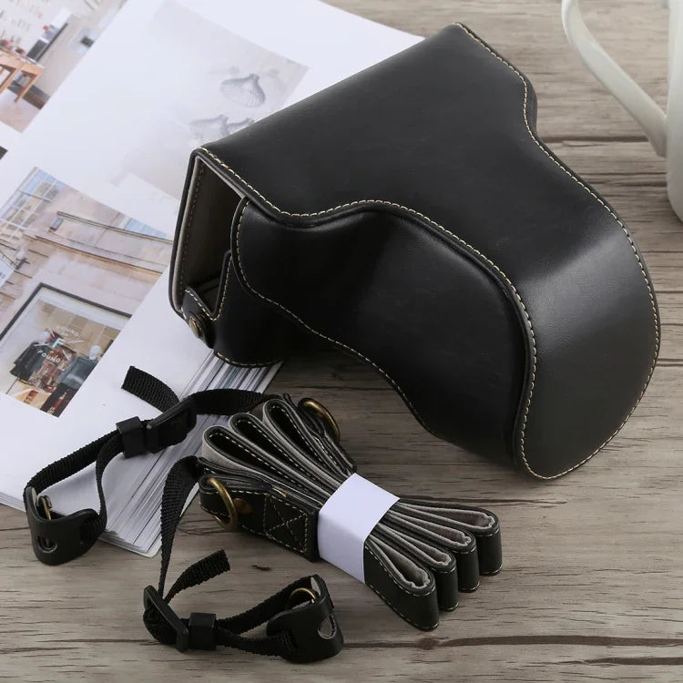 Étui / sac en cuir PU pour appareil photo avec sangle pour Fujifilm X-A5, pour FUJI X-A5