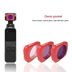 Filtre d'objectif 3 en 1 HD Slim CPL, CPL, ND8 et ND16 pour DJI OSMO Pocket, CPL+ND8+ND16