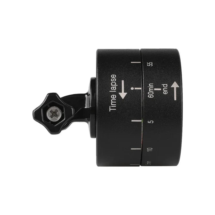 Adaptateur de tête de trépied stabilisateur à rotation automatique à 360 degrés pour GoPro, 60 minutes d'enregistrement en accéléré