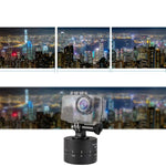 Adaptateur de tête de trépied stabilisateur à rotation automatique à 360 degrés pour GoPro, 60 minutes d'enregistrement en accéléré