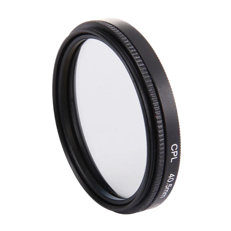 JUNESTAR Kit de filtres professionnels 4 en 1 pour objectif 40,5 mm (CPL + UV), boîtier étanche, bague d'adaptation et capuchon de protection pour objectif GoPro HERO4 / 3+ / 3 Sport.