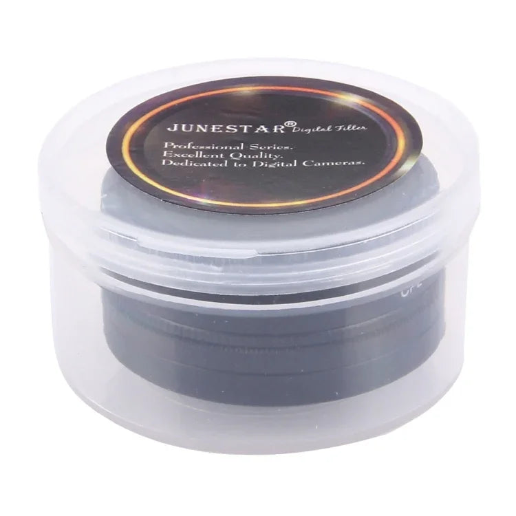 JUNESTAR Kit de filtres professionnels 4 en 1 pour objectif 40,5 mm (CPL + UV), boîtier étanche, bague d'adaptation et capuchon de protection pour objectif GoPro HERO4 / 3+ / 3 Sport.