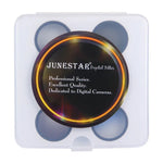 Filtre d'objectif professionnel JUNESTAR 6 en 1 34 mm (CPL + UV + Rouge dégradé + Orange dégradé + Bleu dégradé + Gris dégradé) pour DJI Phantom 3 et 4
