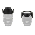 Pare-soleil HB-45II pour objectif NIKON AF-S NIKKOR 18-55mm DX/NIKON AF-S DX NIKKOR 18-55mm f/3.5-5.6G VR, HB-45II