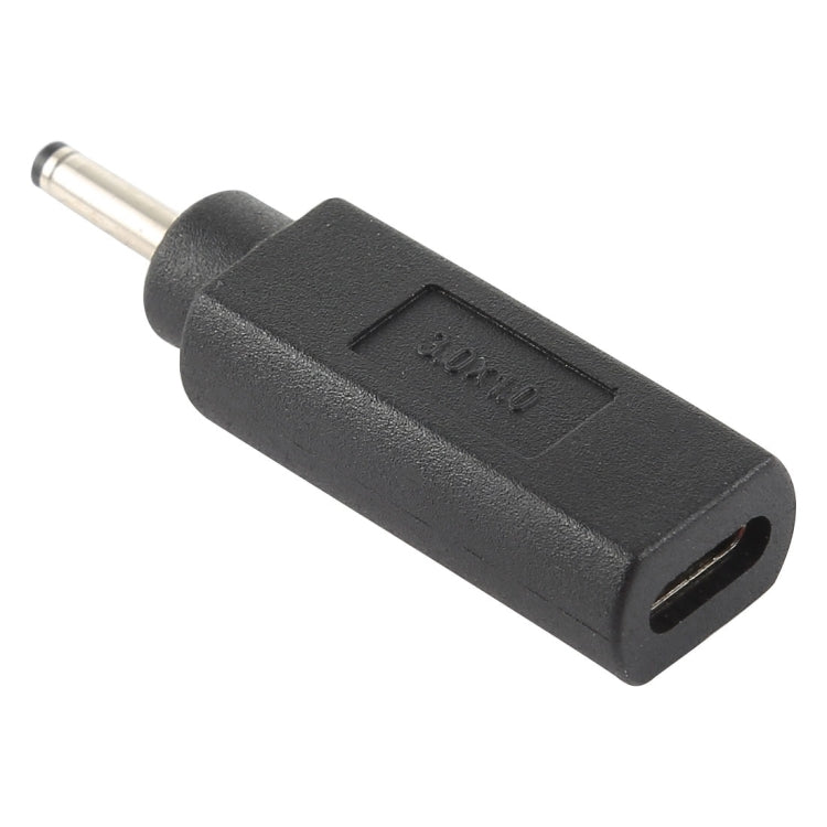 Adaptateur connecteur USB-C / Type-C femelle vers prise mâle 3.0 x 1.0mm, 3.0 x 1.0mm