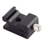 Support universel en métal pour flash et tête de lampe à griffe.