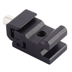 Support universel en métal pour flash et tête de lampe à griffe.