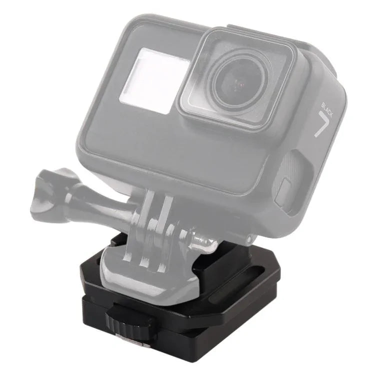 Support de casque en alliage d'aluminium GP193 pour selfies, compatible avec GoPro, Insta360, DJI et autres caméras d'action, GP193