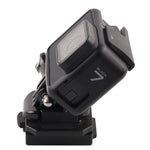 Support de casque en alliage d'aluminium GP193 pour selfies, compatible avec GoPro, Insta360, DJI et autres caméras d'action, GP193