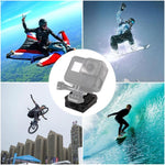 Support de casque en alliage d'aluminium GP193 pour selfies, compatible avec GoPro, Insta360, DJI et autres caméras d'action, GP193