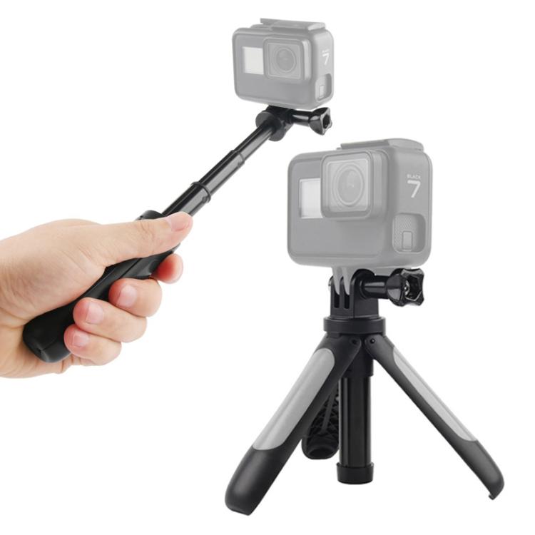 Mini trépied fixe multifonctionnel GP446 pour GoPro, Insta360, DJI et autres caméras d'action, GP446 (noir), GP446 (gris), GP446 (bleu), GP446 (rouge)