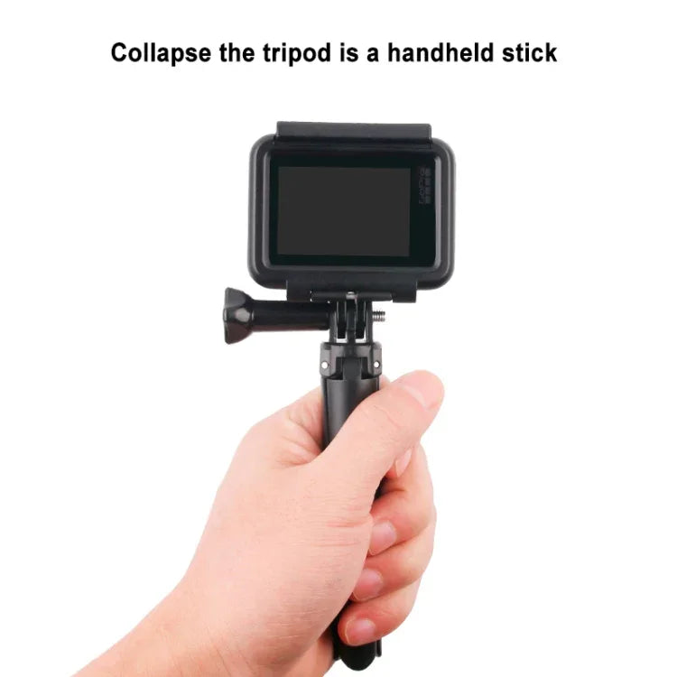 Support trépied GP456 pour GoPro, Insta360, DJI et autres caméras d'action et téléphones de 4 à 6,8 pouces, GP456