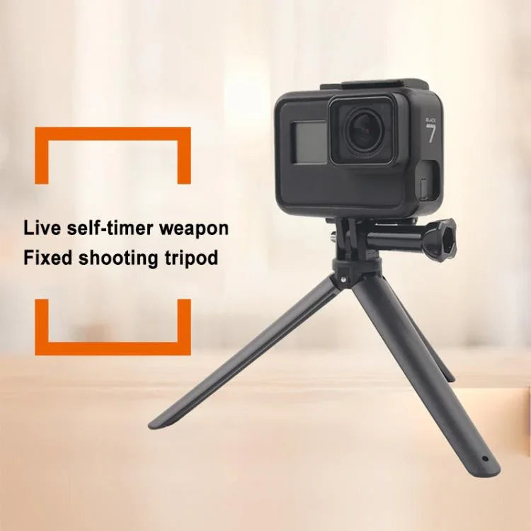 Support trépied GP456 pour GoPro, Insta360, DJI et autres caméras d'action et téléphones de 4 à 6,8 pouces, GP456