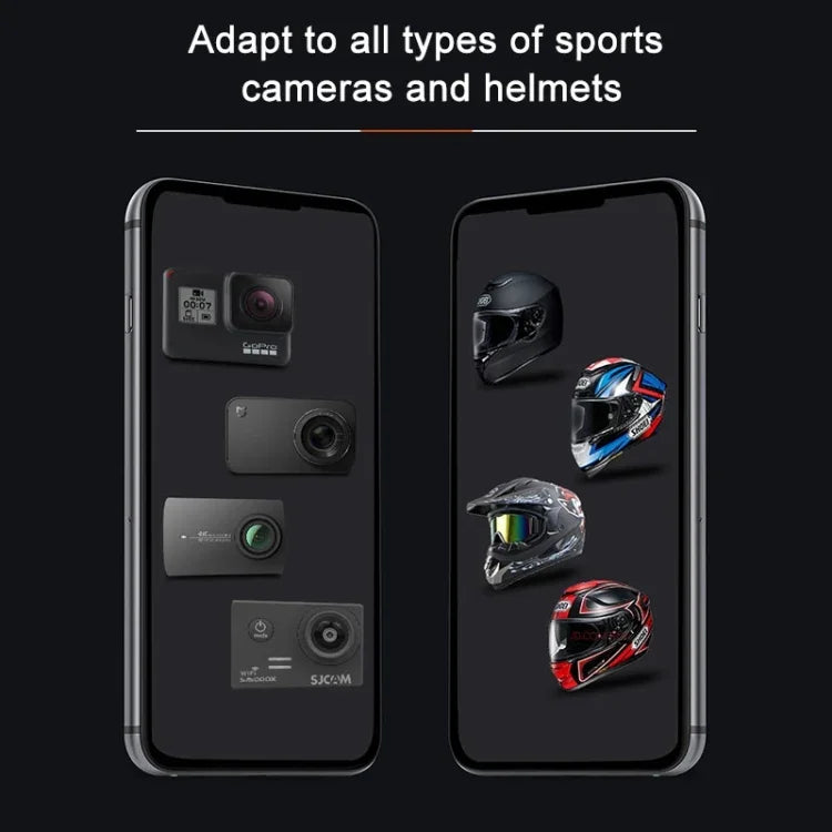 Support de ceinture pour casque + support de téléphone à pince pour GoPro, Insta360, DJI et autres caméras d'action, Support de ceinture pour casque + support de téléphone à pince