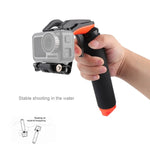 Déclencheur + poignée flottante, bâton de plongée avec dragonne anti-perte réglable, vis et clé pour DJI Osmo Action, déclencheur + poignée