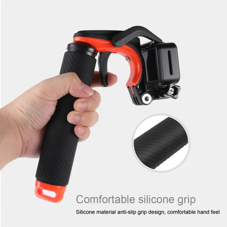 Déclencheur + poignée flottante, bâton de plongée avec dragonne anti-perte réglable, vis et clé pour DJI Osmo Action, déclencheur + poignée