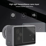 Film protecteur HD pour écran LCD avant et arrière avec objectif 3 en 1 pour DJI Osmo Action