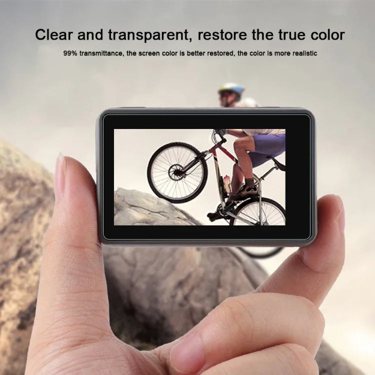 Film protecteur HD pour écran LCD avant et arrière avec objectif 3 en 1 pour DJI Osmo Action