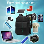 INDEPMAN DL-B013 Sac à dos de sport d'extérieur portable, étanche et anti-rayures, sac pour appareil photo, téléphone, tablette pour GoPro, SJCAM, Nikon, Canon, Xiaomi Xiaoyi YI, iPad, Apple, Samsung, Huawei, Dimensions : 26,5 * 12,5 * 33 cm