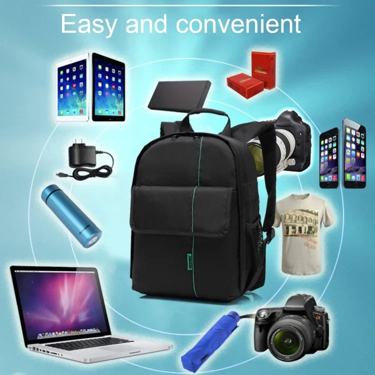 INDEPMAN DL-B013 Sac à dos de sport d'extérieur portable, étanche et anti-rayures, sac pour appareil photo, téléphone, tablette pour GoPro, SJCAM, Nikon, Canon, Xiaomi Xiaoyi YI, iPad, Apple, Samsung, Huawei, Dimensions : 26,5 * 12,5 * 33 cm