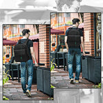 INDEPMAN DL-B013 Sac à dos de sport d'extérieur portable, étanche et anti-rayures, sac pour appareil photo, téléphone, tablette pour GoPro, SJCAM, Nikon, Canon, Xiaomi Xiaoyi YI, iPad, Apple, Samsung, Huawei, Dimensions : 26,5 * 12,5 * 33 cm