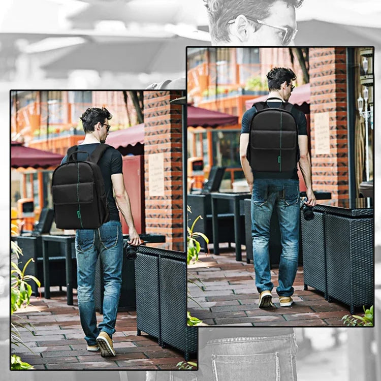 INDEPMAN DL-B013 Sac à dos de sport d'extérieur portable, étanche et anti-rayures, sac pour appareil photo, téléphone, tablette pour GoPro, SJCAM, Nikon, Canon, Xiaomi Xiaoyi YI, iPad, Apple, Samsung, Huawei, Dimensions : 26,5 * 12,5 * 33 cm