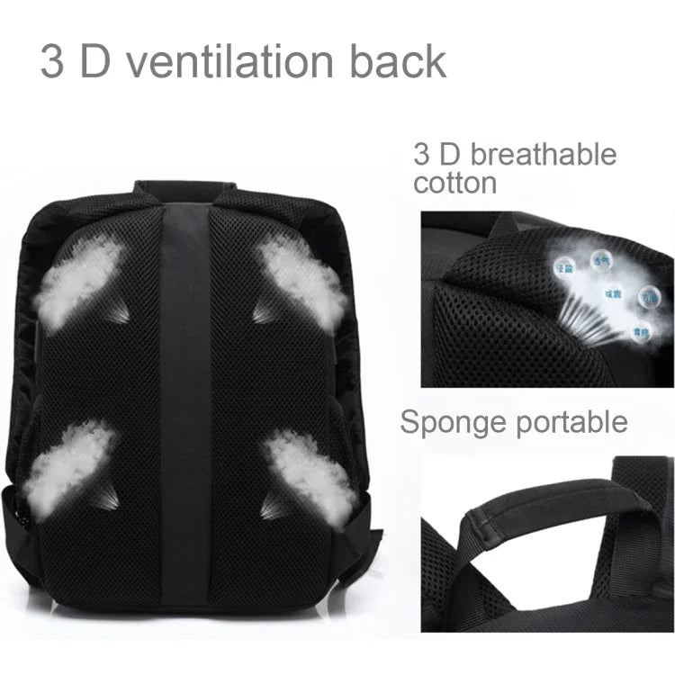 INDEPMAN DL-B013 Sac à dos de sport d'extérieur portable, étanche et anti-rayures, sac pour appareil photo, téléphone, tablette pour GoPro, SJCAM, Nikon, Canon, Xiaomi Xiaoyi YI, iPad, Apple, Samsung, Huawei, Dimensions : 26,5 * 12,5 * 33 cm