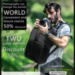 INDEPMAN DL-B016 Sac à bandoulière portable étanche anti-rayures pour sports de plein air, sac pour appareil photo, téléphone, tablette pour GoPro, SJCAM, Nikon, Canon, Xiaomi Xiaoyi YI, iPad, Apple, Samsung, Huawei, taille : 25,5 * 19 * 44 cm