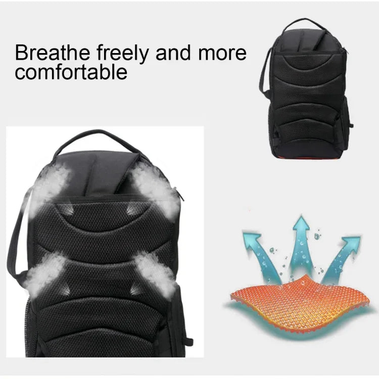 INDEPMAN DL-B016 Sac à bandoulière portable étanche anti-rayures pour sports de plein air, sac pour appareil photo, téléphone, tablette pour GoPro, SJCAM, Nikon, Canon, Xiaomi Xiaoyi YI, iPad, Apple, Samsung, Huawei, taille : 25,5 * 19 * 44 cm