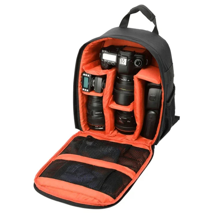 DL-B028 Sac à dos de sport portable décontracté, étanche et anti-rayures, sac pour appareil photo reflex numérique, sac pour téléphone, compatible GoPro, SJCAM, Nikon, Canon, Xiaomi Xiaoyi YI, iPad, Apple, Samsung, Huawei, Dimensions : 27.5 * 12.5 * 34 cm