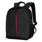 DL-B028 Sac à dos de sport portable décontracté, étanche et anti-rayures, sac pour appareil photo reflex numérique, sac pour téléphone, compatible GoPro, SJCAM, Nikon, Canon, Xiaomi Xiaoyi YI, iPad, Apple, Samsung, Huawei, Dimensions : 27.5 * 12.5 * 34 cm
