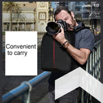 DL-B028 Sac à dos de sport portable décontracté, étanche et anti-rayures, sac pour appareil photo reflex numérique, sac pour téléphone, compatible GoPro, SJCAM, Nikon, Canon, Xiaomi Xiaoyi YI, iPad, Apple, Samsung, Huawei, Dimensions : 27.5 * 12.5 * 34 cm