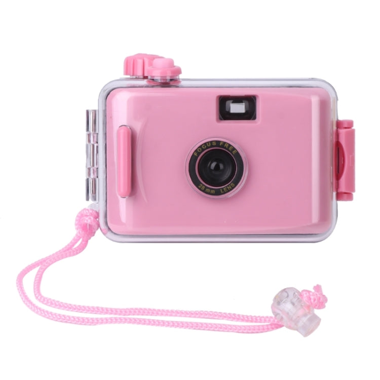SUC4 Appareil photo étanche 5m de style rétro pour enfants, Noir, Noir et blanc, Bleu foncé, Orange, Rose, Violet, Cyan, Rouge, Bleu bébé, Blanc, Jaune