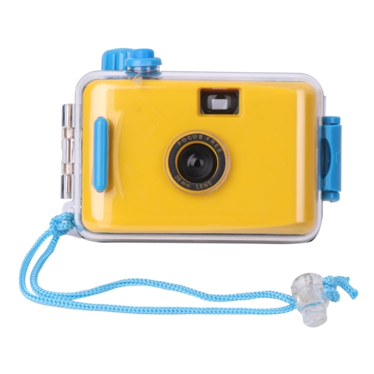 SUC4 Appareil photo étanche 5m de style rétro pour enfants, Noir, Noir et blanc, Bleu foncé, Orange, Rose, Violet, Cyan, Rouge, Bleu bébé, Blanc, Jaune